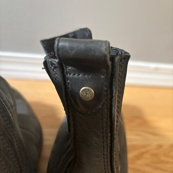 Timberland Men's Slip-On Comfort Black Ankle Boots - Picture 8 of 12